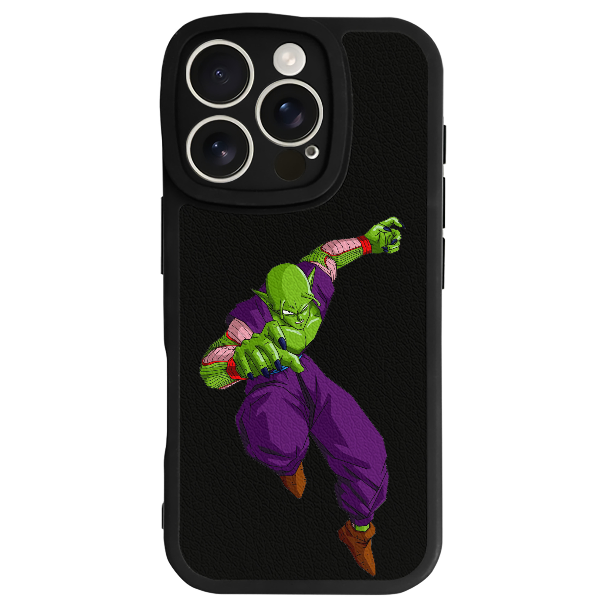 （画像用） ドラゴンボール ピッコロ DRAGON BALL Piccolo 【iPhone 16シリーズ対応】シリコンスマホケース（レザー調） 材質：シリコン